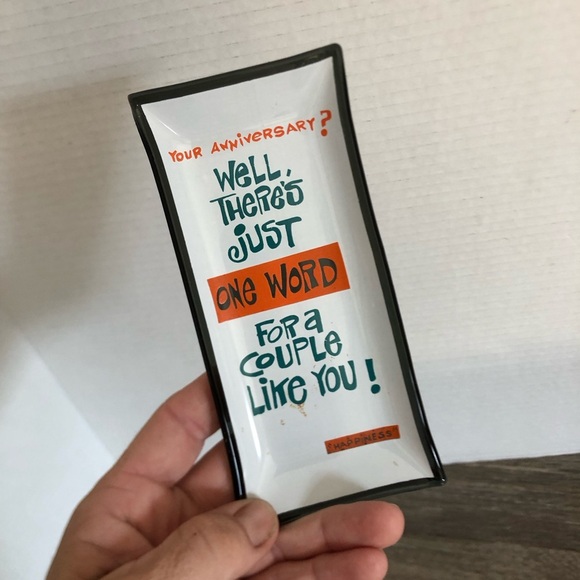 Vtg MCM Houze Art Glass Dish - Picture 2 of 8